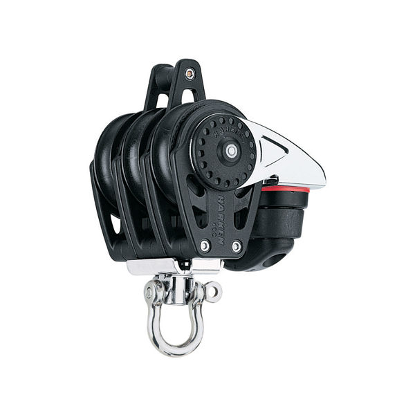 Harken 40mm Carbo AirBlock dreifach mit Wirbel und Hundsfott H2648