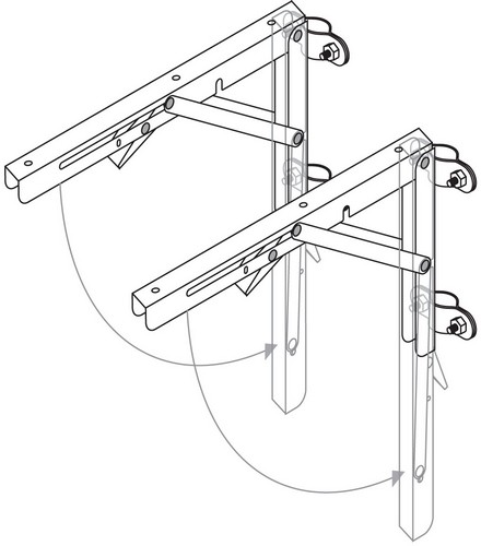 Tisch-Befestigungssatz für die Steuersäule