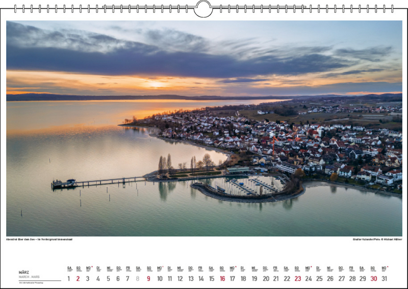 Grenzenlos Bodensee 2025, Kalender Stadler Verlag