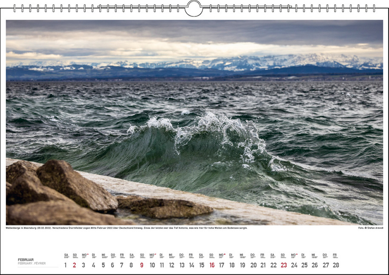 Wetterstimmungen am Bodensee 2025, Kalender Stadler Verlag