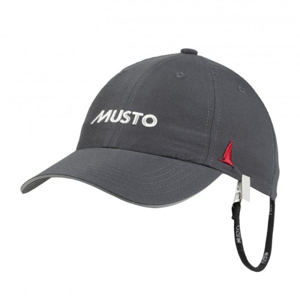 MUSTO fast dry Crew Cap Charcoal