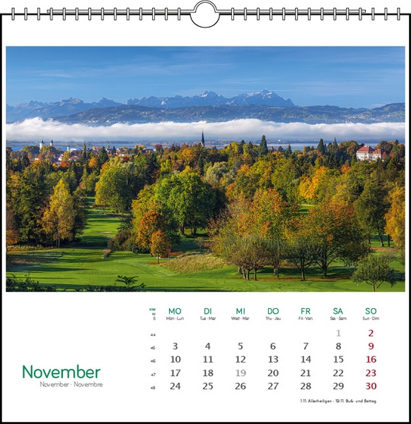 Östlicher Bodensee 2025, Tischkalender Stadler Verlag Kopie