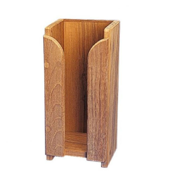 Tassen- / Becherregal, 1-fach, Teak, 11,5 x 25,5 x 11 cm