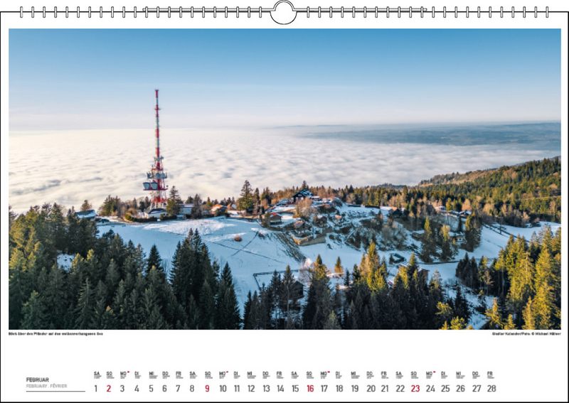 Grenzenlos Bodensee 2025, Kalender Stadler Verlag