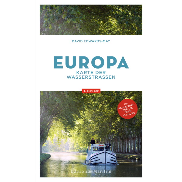 EUROPA Karte der Wasserstraßen, David Edwards-May