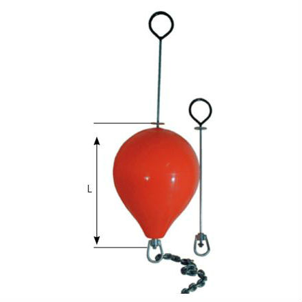 Beschlagset für Anlegeboje 470 mm, Länge 1310mm 