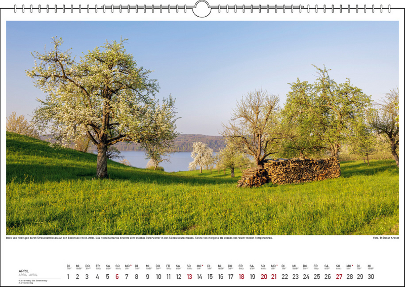 Wetterstimmungen am Bodensee 2025, Kalender Stadler Verlag