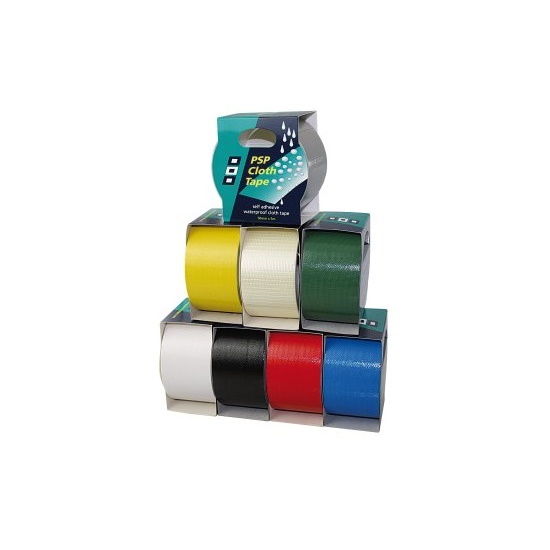 PSP Marinetape, Gewebeklebeband schwarz 5 m, 50 mm