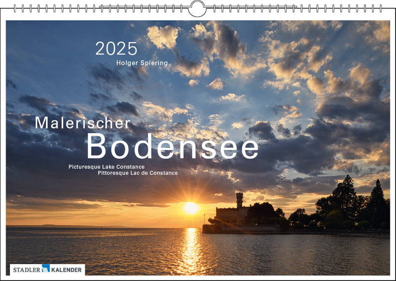 Malerischer Bodensee 2025, 48 x 33 cm, Kalender Stadler Verlag