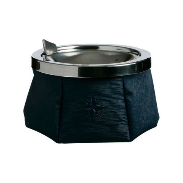 Marine Business Aschenbecher Leder, Navy